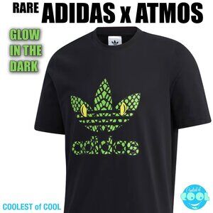 Adidas x ATMOS LAB Glow-in-the-Dark viper logo shirt Mens Small tshirt rare FIRE
